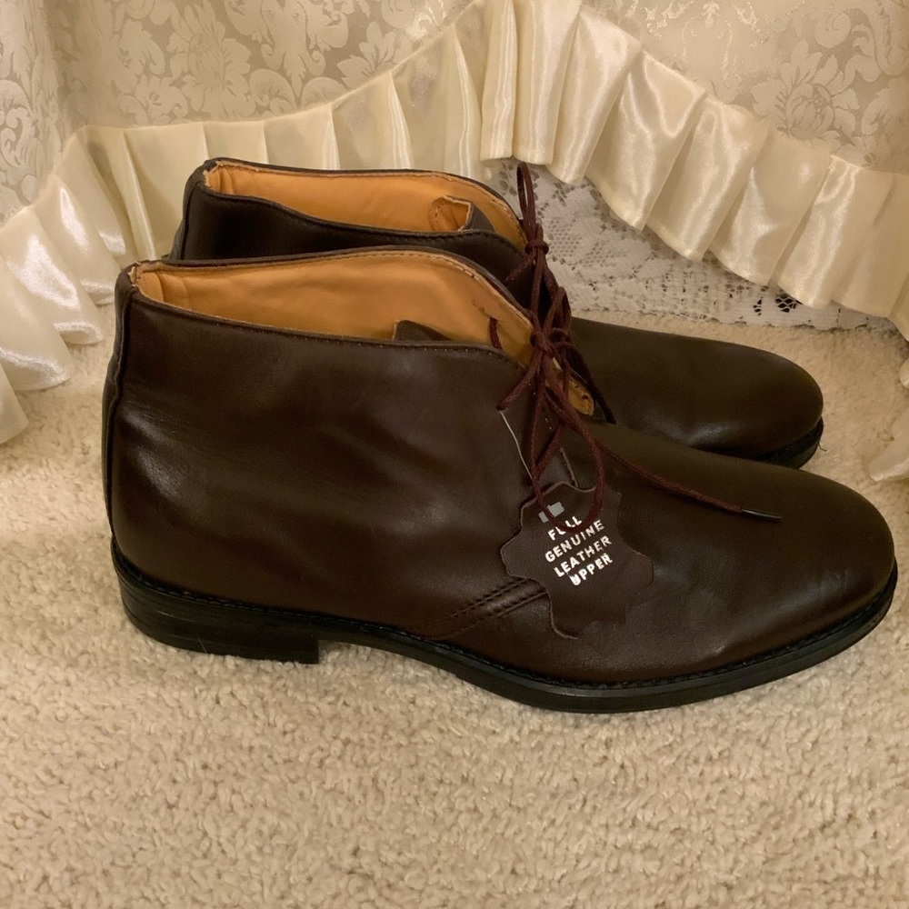 GIORGIO BRUTINI MENS CHUKKA FULL GENUINE LEATHER BOOTS